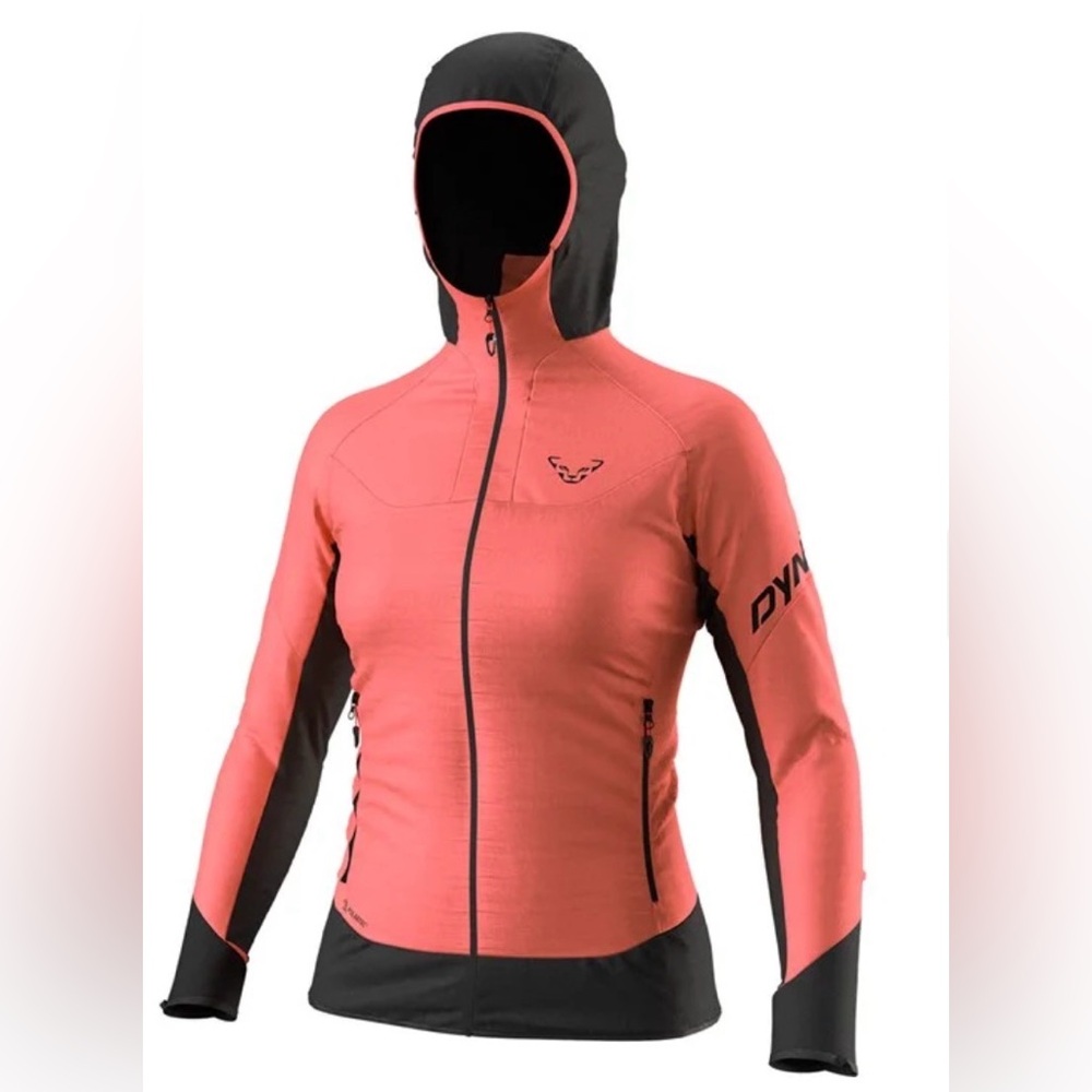 Dynafit Women's Mezzalama PTC Alpha Coral and Black Jacket size medium NWT